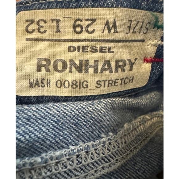Diesel Vintage Low Rise Flare RONHARY Stretch Jeans 29X32 - Picture 6 of 10